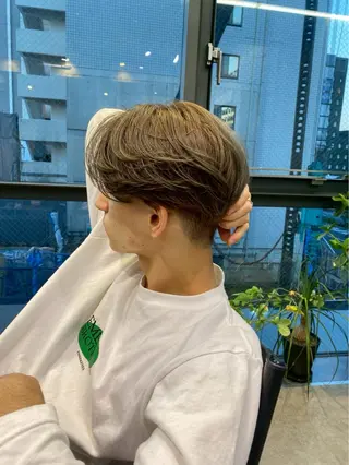 パーマ メンズ SORA表参道所属・🫧透明感カラー🫧 暖色/島田晃太郎のヘアスタイル