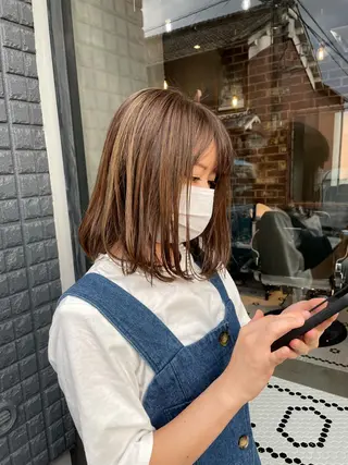 ショート カラー ヘアアレンジ D.log 大和西大寺店所属・川崎 雅大のヘアスタイル