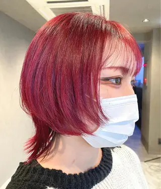 ショート カラー パーマ、ストパー モデル募集、ちはるのヘアスタイル