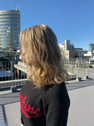 セミロング カラー eight  shinjuku所属・海外ヘア スタイルRIOのヘアスタイル