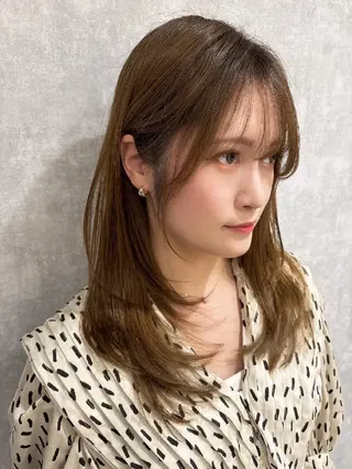 セミロング 川﨑 貴博のヘアスタイル
