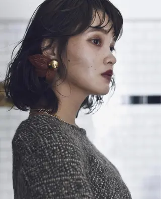 ショート パーマ BANKSIA ボブ専門/草野明郎のヘアスタイル