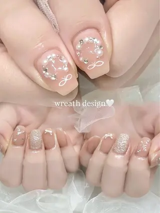 ネイル 🎀チーク/ちゅるん 🫧chisa🎀のネイルデザイン