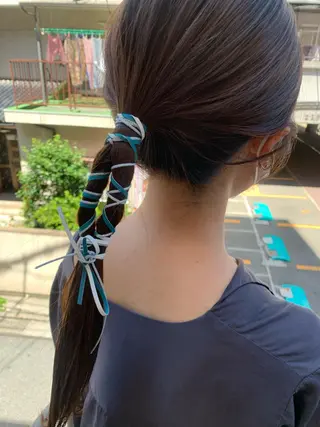 ロング カラー MARU レイヤー/パーマのヘアスタイル