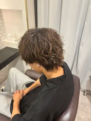 ミディアム パーマ メンズ 🔆メンズ特化/韓国 /江戸谷大晴🔆のヘアスタイル