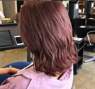 ミディアム 髪質改善 Noe心斎橋店のヘアスタイル