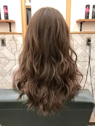 ロング 韓国レイヤーカット KOUKIのヘアスタイル