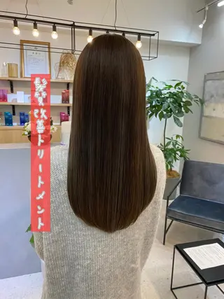 ロング カラー キッズ ネイル マツエク・マツパ ボブ、縮毛矯正👑 心斎橋/高城涼也のヘアスタイル