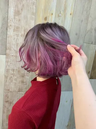ショート カラー 池袋/透明感カラー 🎀Yuri🎀のヘアスタイル