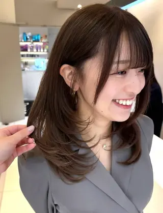 ミディアム カラー マツエクモデル募集中 /表参道/宇佐見綾花のマツエク・マツパデザイン