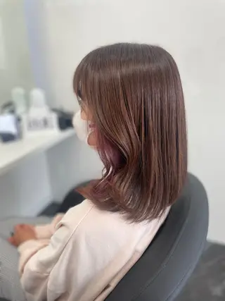 ミディアム カラー Blue所属・韓国ヘア🇰🇷 りさのヘアスタイル