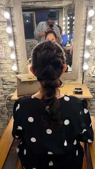 ロング ヘアアレンジ hair make  Lucciのヘアスタイル