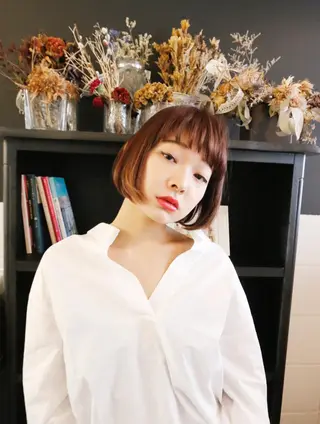 ショート カラー 山口 悟のヘアスタイル