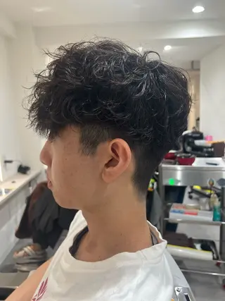 パーマ メンズ Men's NAM 八角のヘアスタイル