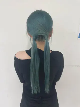 ロング カラー ヘアアレンジ 久我 彩音のヘアスタイル