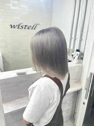 ミディアム wistell渋谷所属・🌠ルイ🌠 ブリーチモデル募集中のヘアスタイル