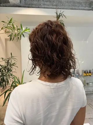 ミディアム パーマ ANY/須田 麻人/パーマスタイルのヘアスタイル