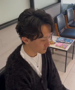 パーマ メンズ ニュアンス/フェザー /パーマ/RYUTOのヘアスタイル