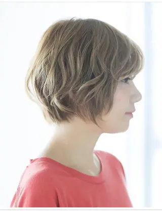 ショート カラー パーマ 美髪✨髪質改善特化 🦩対馬🦩のヘアスタイル