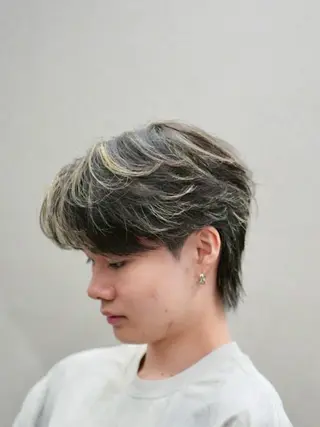 ショート パーマ メンズ SLASHメンズ専門 山口孔聖のヘアスタイル