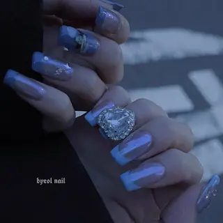 ネイル byeol  nail (ビョルネイル)所属・🌧byeol nail🤍のネイルデザイン