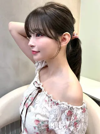 セミロング 大宮🤍/ 古川 美涼のヘアスタイル