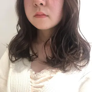 ロング カラー パーマ apish 夏琳のヘアスタイル