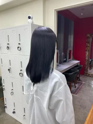 ロング カラー ウルフ/レイヤー /パーマ　ナユタのヘアスタイル