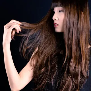 ロング カラー パーマ Loop for hair所属・松尾 泰伸のヘアスタイル