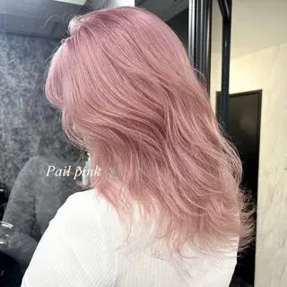 セミロング カラー シールエクステ特化 ハイトーン、NANAのヘアスタイル