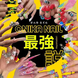 ネイル ONIKA Nail 青山通り店所属・ONIKA Nail 表参道A4🦋2分のネイルデザイン