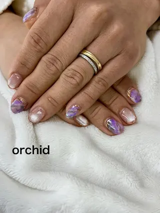 ネイル orchid ♡オーキッドのネイルデザイン