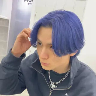 ショート カラー メンズ Ace men's salon岐阜店所属・🔥メンズ特化美容師 パーマのヘアスタイル