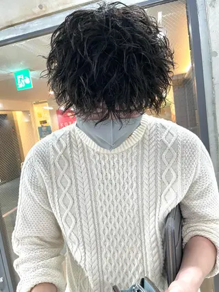 パーマ メンズ Kvell&Co.所属・ハイトーン カラーのヘアスタイル