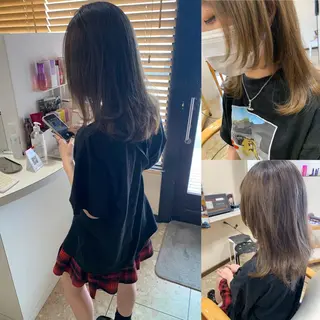 セミロング ヘアーサロンaxia所属・上田 英樹のヘアスタイル