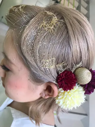ミディアム GO TODAY SHAIRE SALON所属・miu （ミユ）のヘアスタイル