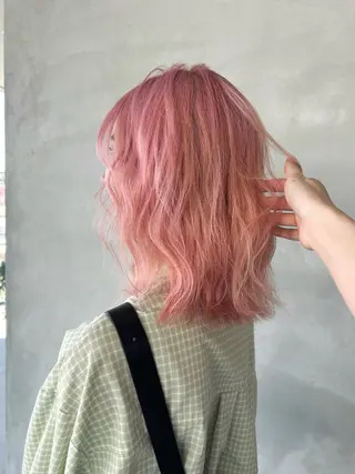 ミディアム カラー hale所属・hale airiのヘアスタイル