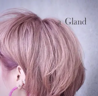 ショート カラー ヘアアレンジ ace share salon所属・桑原 祥のヘアスタイル