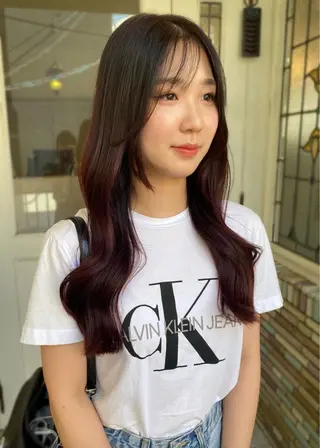 ロング 【艶ヘア】 どうまえのヘアスタイル