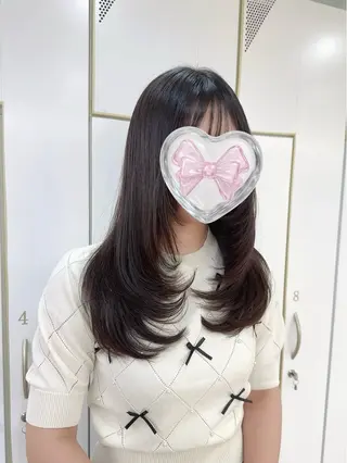 ロング あいこ/レイヤー カット🌷銀座のヘアスタイル