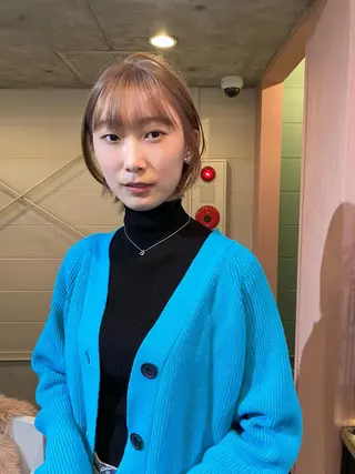 カラー iru所属・mi kiのヘアスタイル