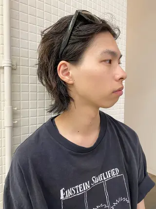 ミディアム パーマ メンズ 7Bridge所属・ハッシュカット 小西貫太のヘアスタイル