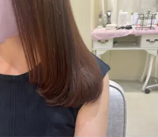 ロング つちだ ゆうひ / 暗髪カラー⟡.·のヘアスタイル