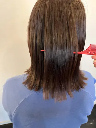 セミロング bijou chiharuのヘアスタイル