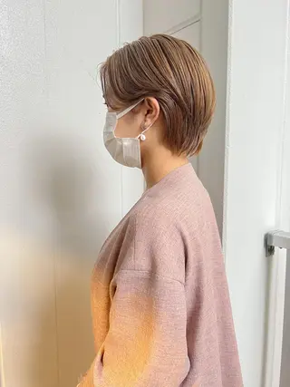 ショート カラー a moment(モーメント)所属・蔵前 デザインカット KOBAYASHIのその他イメージ