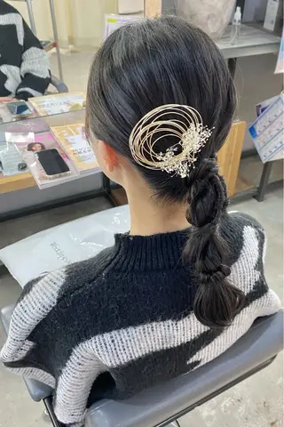 ロング ヘアアレンジ 菊地 紗矢のヘアスタイル