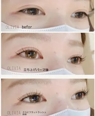 マツエク・マツパ Olivia アイラッシュのマツエク・マツパデザイン