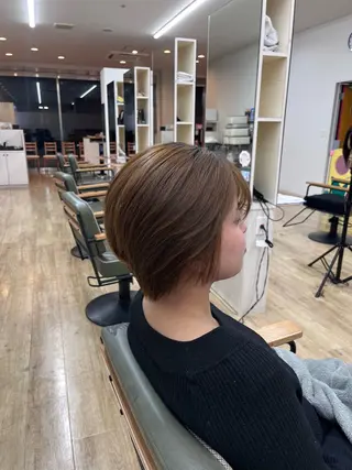 ショート セミjrスタイリスト /田尾凌雅のヘアスタイル