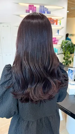 ロング カラー 垢抜け/レイヤー/ ハイトーン/アスナのヘアスタイル