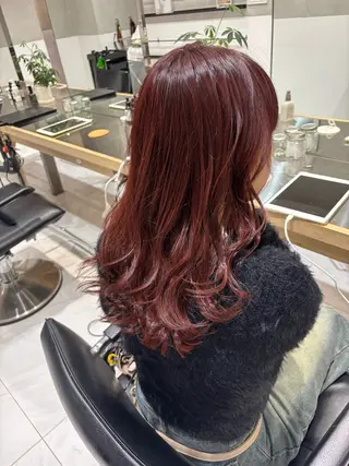 セミロング カラー ヘアアレンジ 似合わせボブカット 💎モエのヘアスタイル